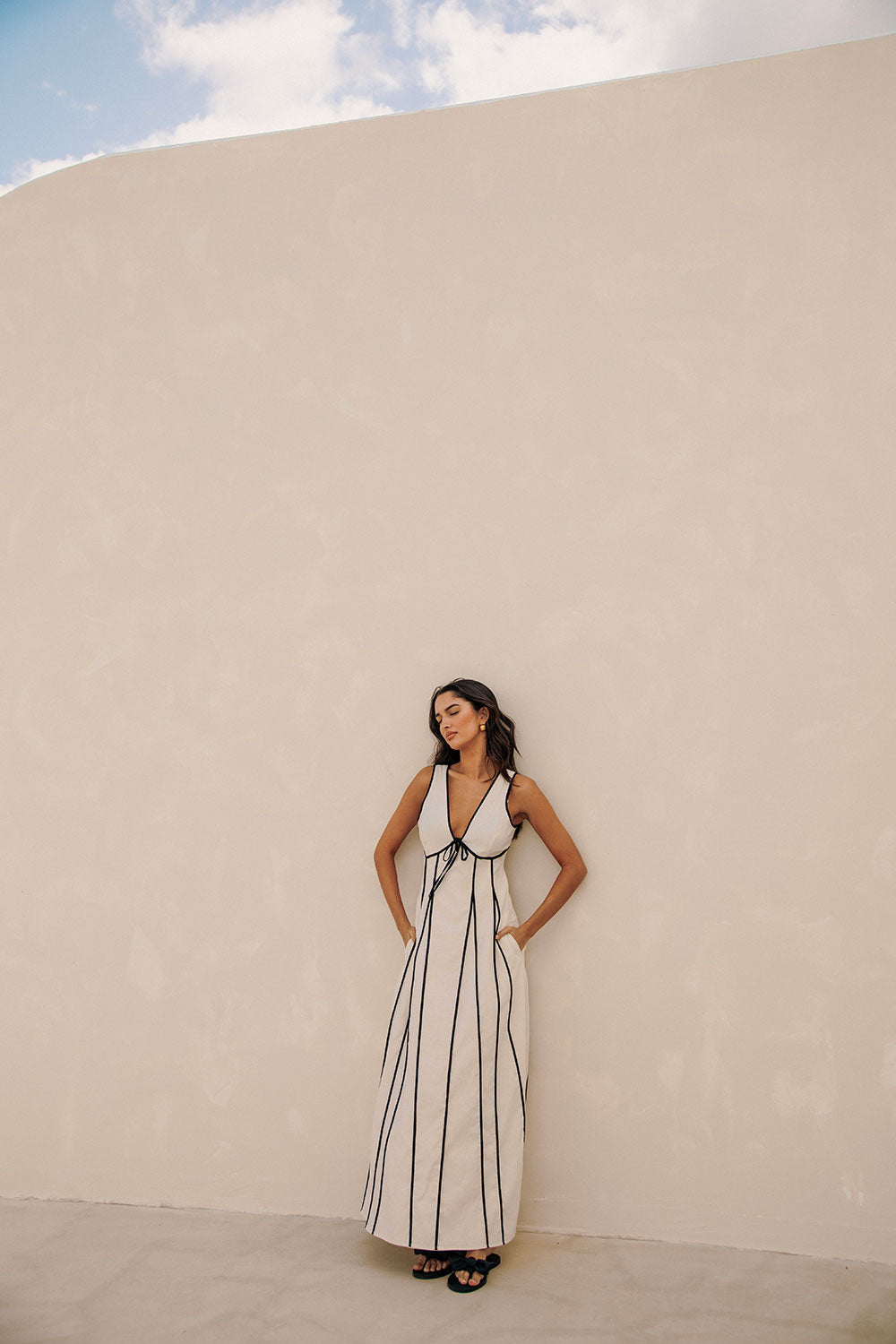Vestido Maylin - Creme