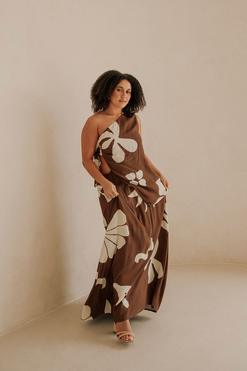 Vestido Lessi - Galene Marrom