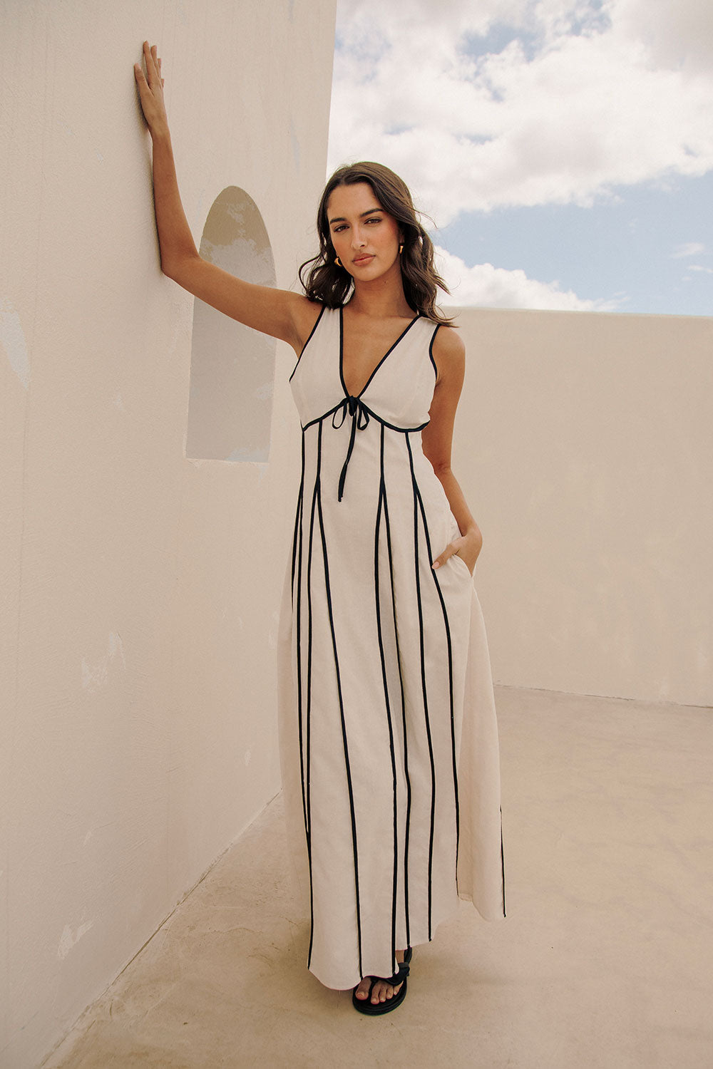 Vestido Maylin - Creme