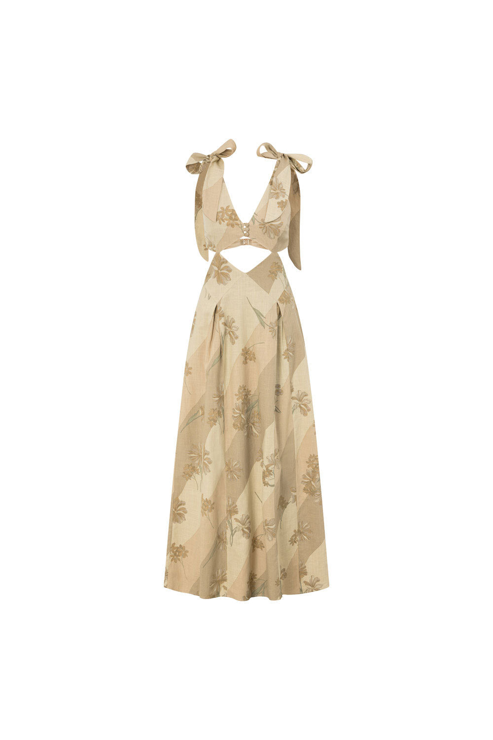 Vestido Maivie - Floração Acobreada