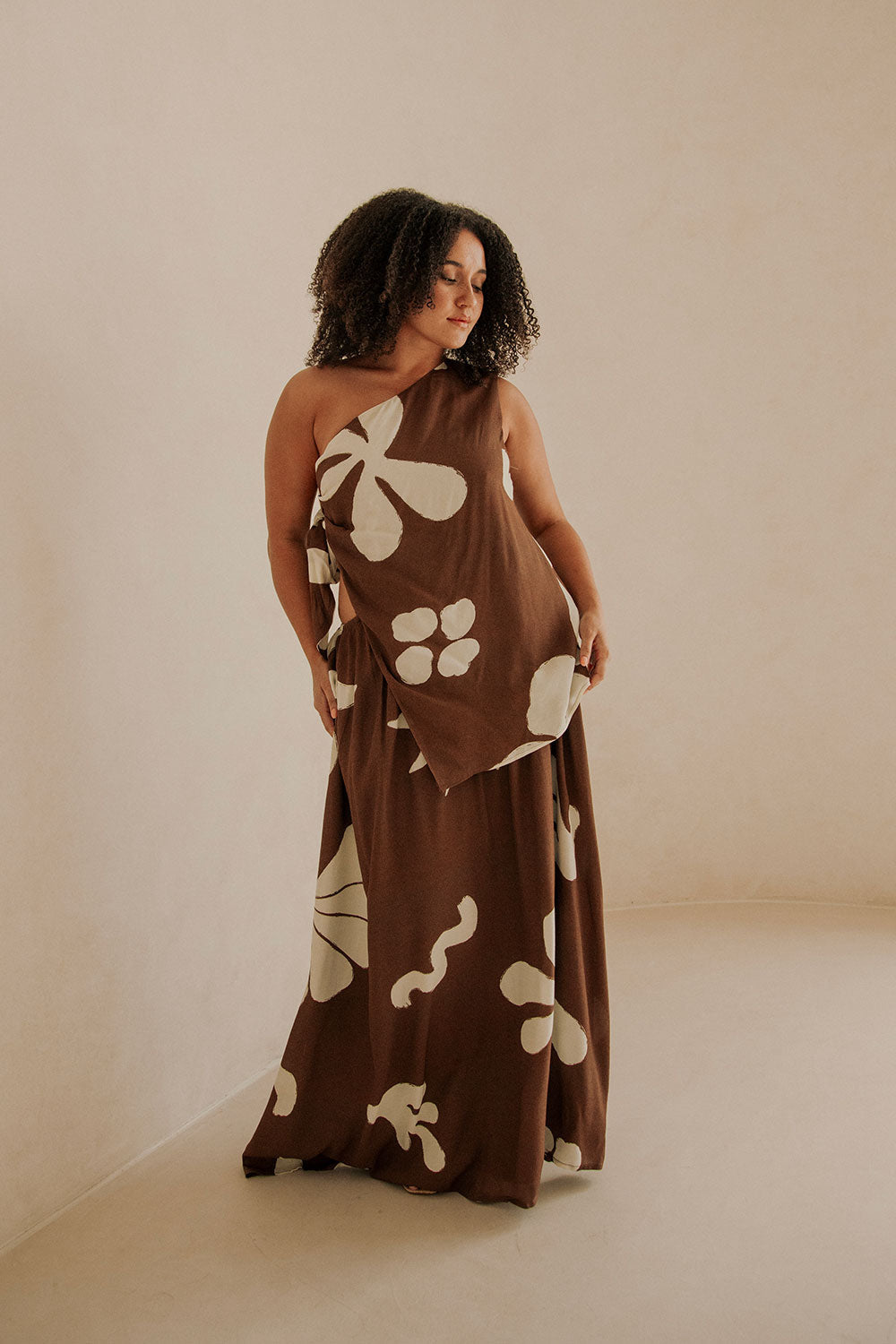 Vestido Lessi - Galene Marrom