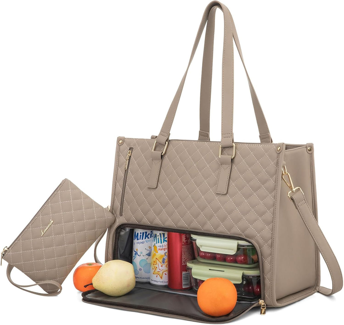 Bolsa de couro térmica Luxury Bag - A bolsa 3 em 1 para mulheres modernas