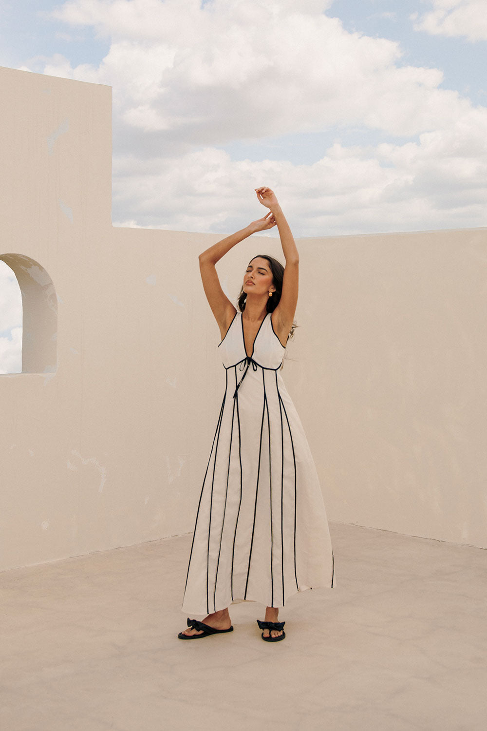 Vestido Maylin - Creme