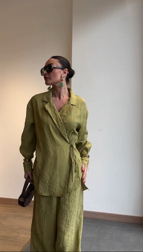 Conjunto blazer e calça - Safira
