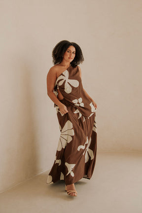 Vestido Lessi - Galene Marrom