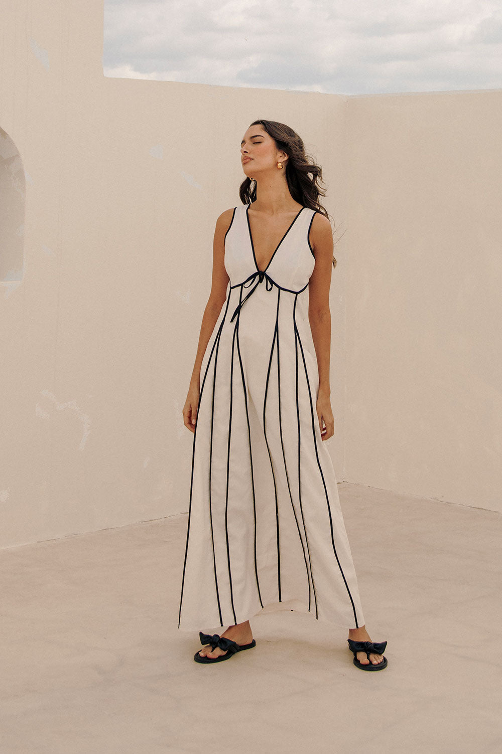 Vestido Maylin - Creme